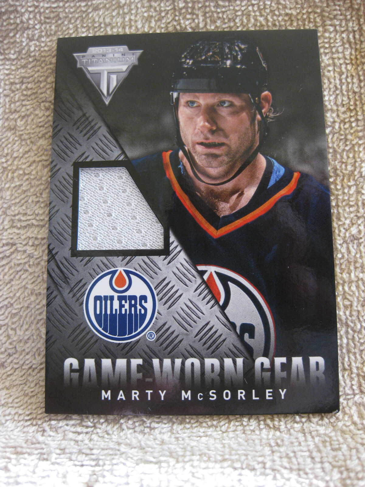 2013-14 Panini Titanium Game-Worn Gear Marty McSorley #GG-MMS Edmonton Oilers