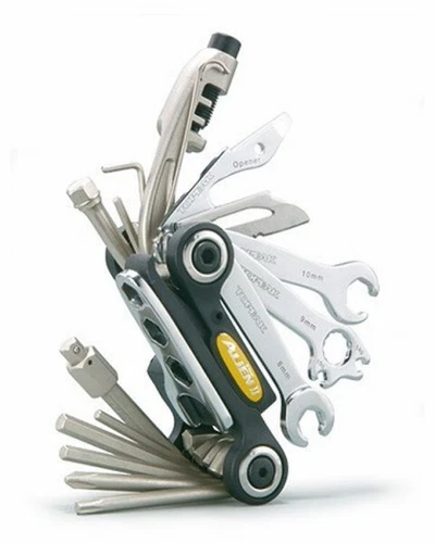 Topeak Alien 2 Miniwerkzeug, Multitool, Multifunktionswerkzeug, 26 Funktionen