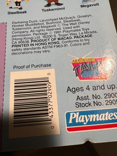 1991 Playmates Darkwing Duck Megavolt (see description - Picture 9 of 10