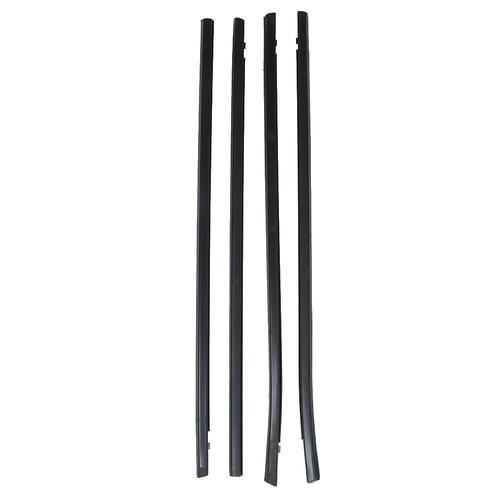 Cinturón de sellado de moldura de ventana resistente al clima 4 piezas para Honda Civic Sedán 2016-2019 - Imagen 10 de 12