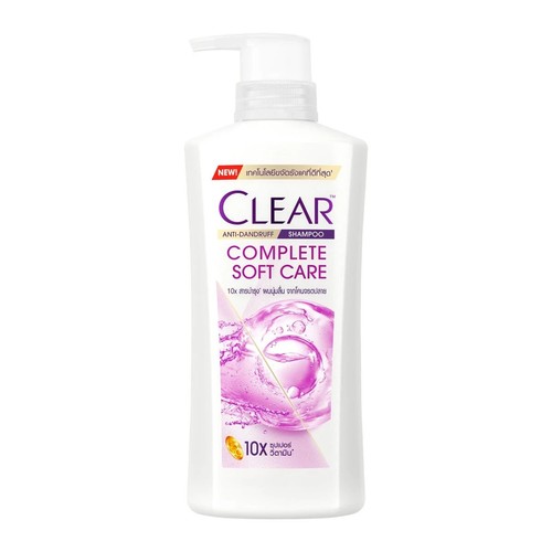 Pack 2 : CLEAR Complete Soft Care Shampoo Anti-dandruff Scalp Care Shampoo 400ml - Picture 2 of 4