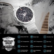 Unisex Outdoor Smart Watch Kospet Tank S1 Amoled  Calls Fitness IP69K 5ATM Dive