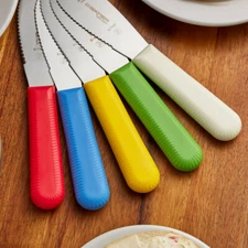 Dexter-Russel Sani-Safe 3 1/2" Scalloped Sandwich Spreder (select color below)