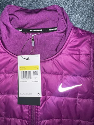 $115 Nike Therma-FIT Women Synthetic-Fill Running Vest Large Purple DD6084- 690 | eBay