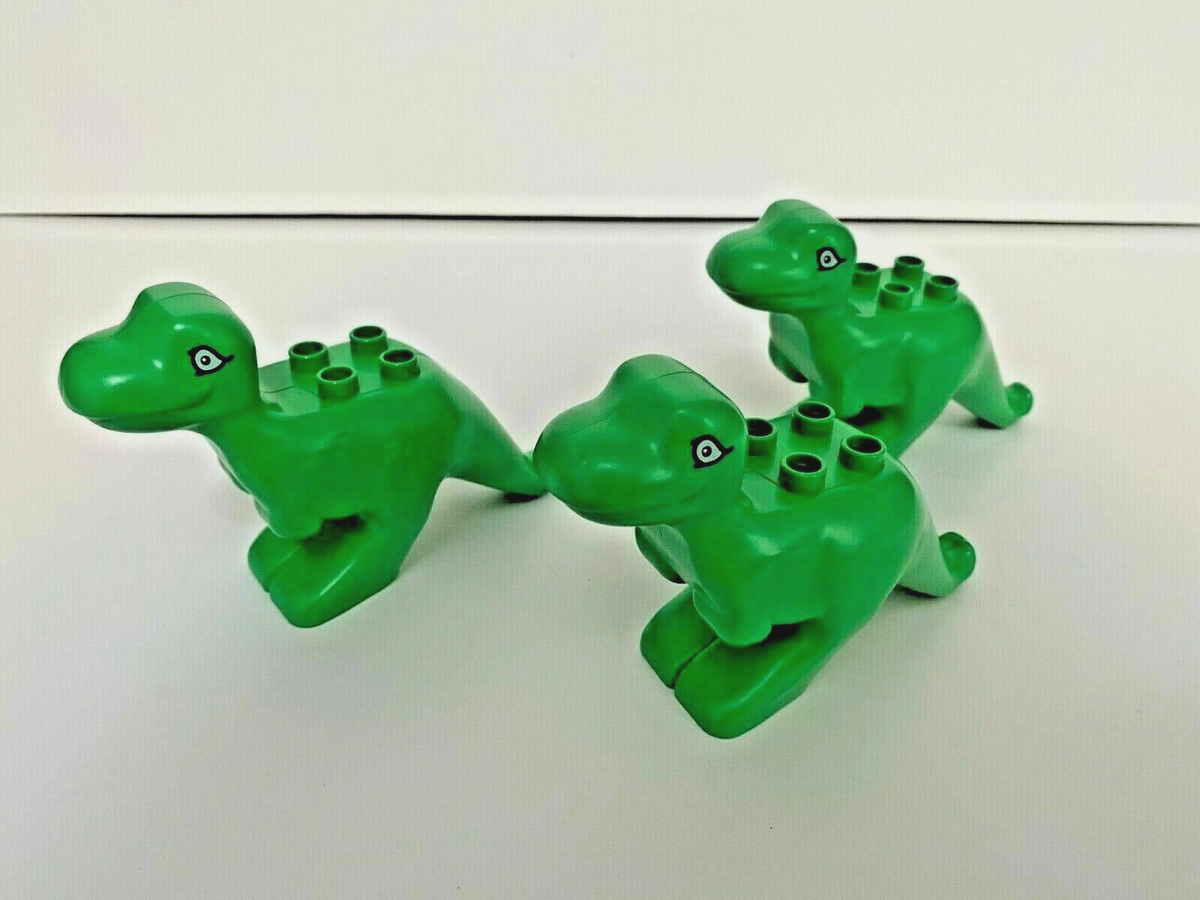 Lego Duplo T Rex Dinosaur Animals Bright Green Prehistoric