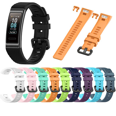 Ersatzband Silikon Armband Uhrenarmband Strap für Huawei Band 3 4 Pro Smartwatch