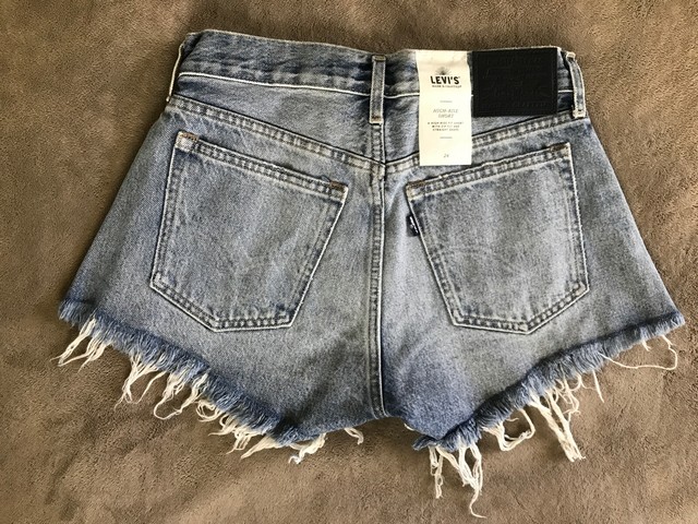 levi's embroidered shorts