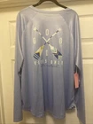 New Simply Southern Size 2XL Blue Long Sleeve UPF 50+ Rash Guard NWT