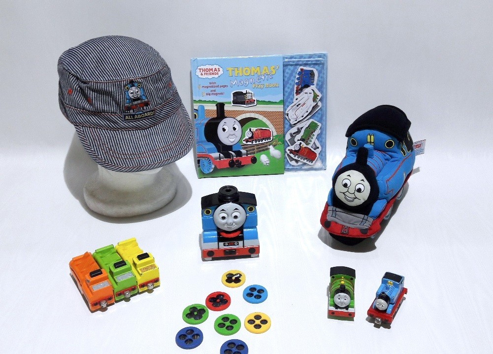 2006 Gund Thomas The Tank Engine And Friends locomotiva de pelúcia trem  brinquedo macio 9”