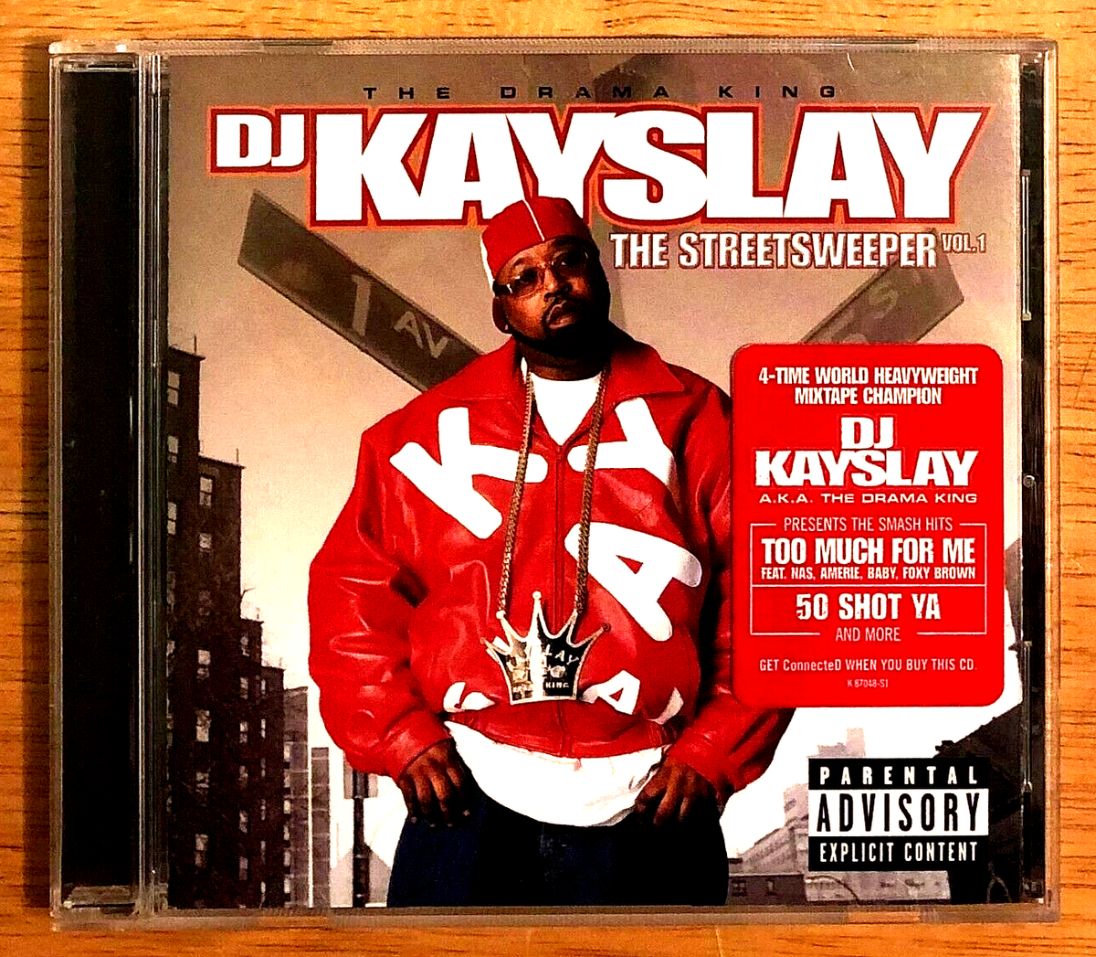 DJ KAYSLAY: THE STREETSWEEPER VOLUME 1 (2003) CD—EMINEM / 50 CENT