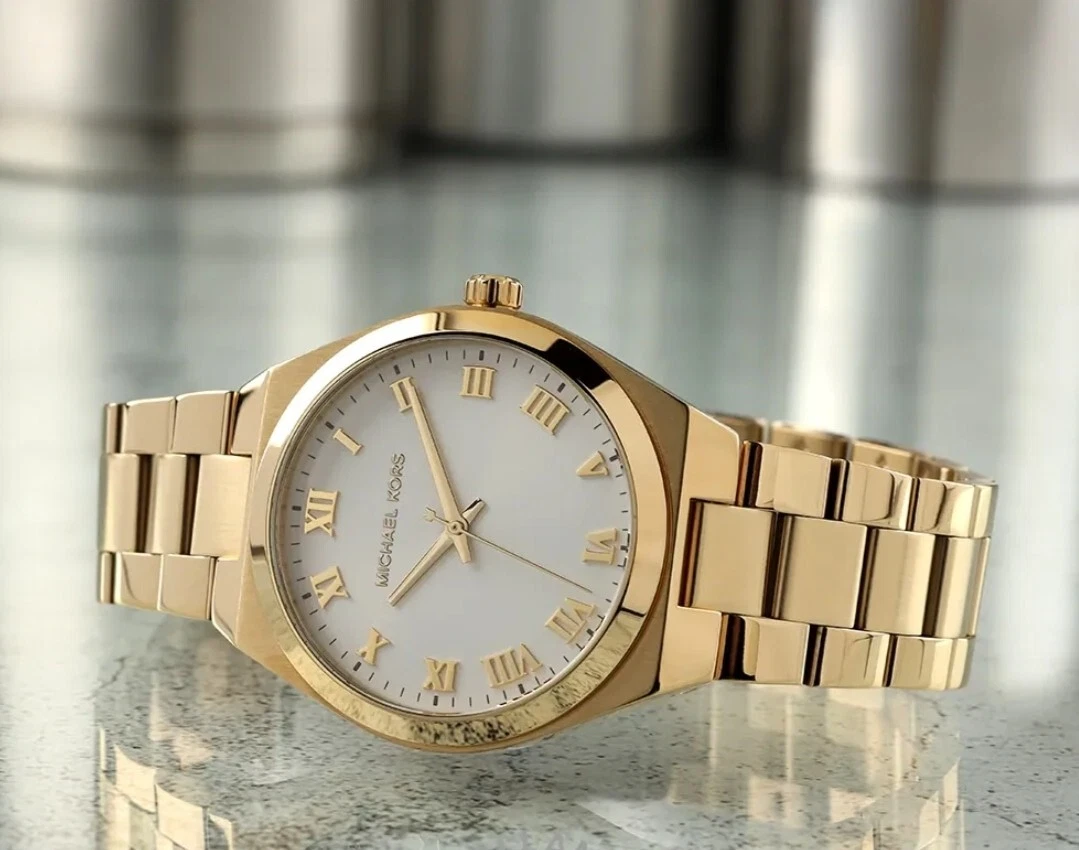 Michael Kors Watch MK7391 Lennox Gold Tone women Brand New MK | eBay 