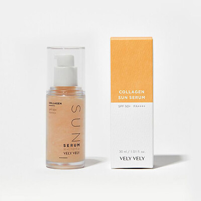 VELY VELY Collagen Sun Serum 1.01oz / 30ml Smart Triple Functional Sun Care 