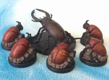 Blood Scarab Celestial Giant Stag Beetle Dungeons & Dragons Miniatures s876