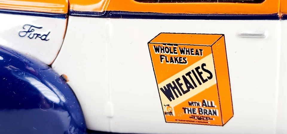 SpecCast Diecast * Wheaties * Ford 1940 Coin Bank 5210 Limited Edition 7" w/key - Image 3 of 4