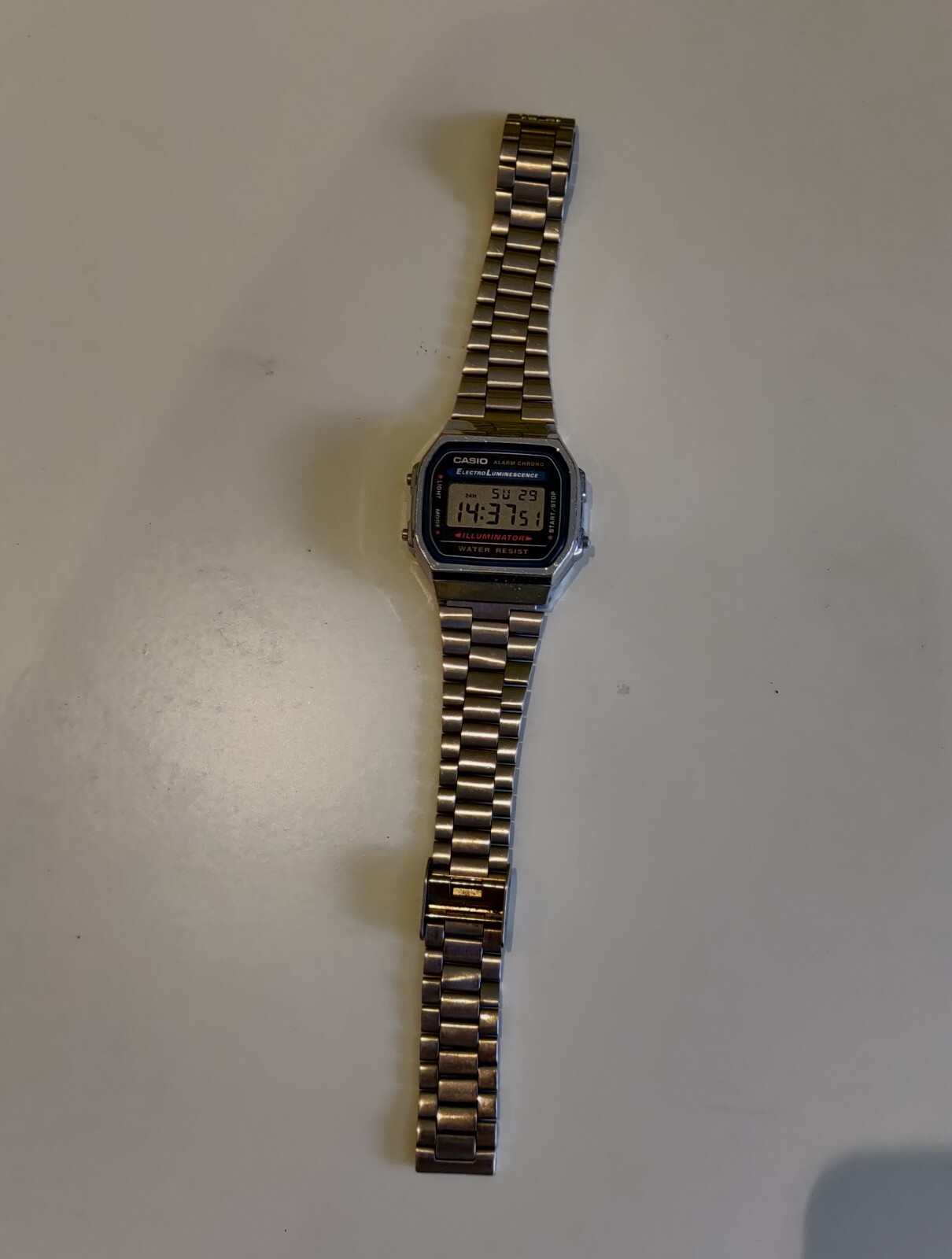 Casio A168WA-1YES Classic Retro Unisex Wristwatch - Silver for sale online  | eBay
