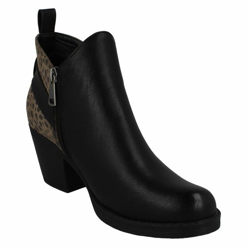 Spot On! 'F51011' Botas Casual Sintéticas Con Cremallera Hasta El Tobillo - Imagen 7 de 18