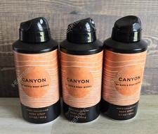 bath and body works men's collection canyon body spray set of 3