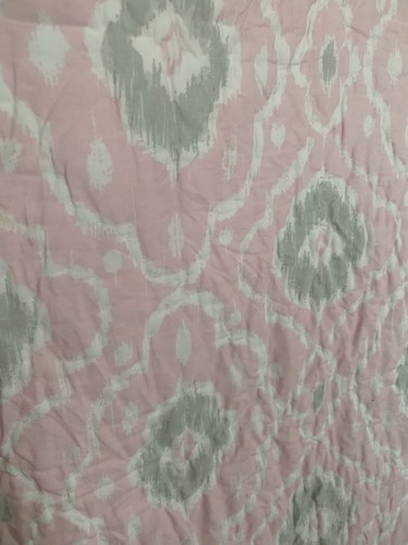 Pottery Barn Kinder Kleinkind Baby Decke 36" x 50" rosa weiß grau - Bild 2 von 9