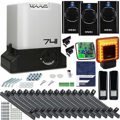FAAC Schiebetorantrieb 741 Delta 3 KIT SUPER SET 9 in 1