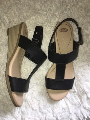 dr scholl's heel wedges