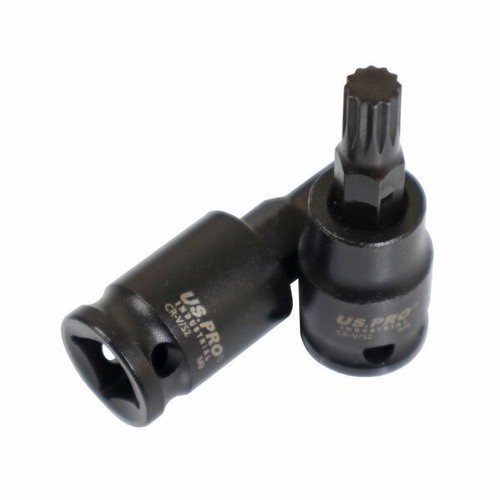 Socket M10 X 1/2 Acero Cr-v Triple Square Spline Bit | Meses sin interés