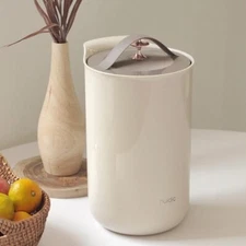 Mgmc x Fluidic Odor-Free Vacuum Food Waste Bin Kitchen Compost Bin Countertop 3L