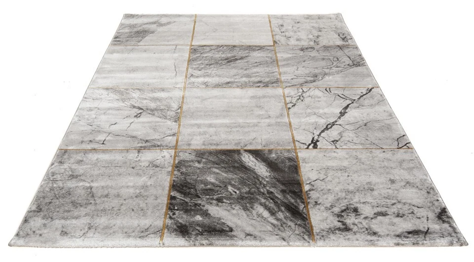 Modern Carrara Maschinengewebter  Teppich  230 x 160 cm-Fine,Carpet,rug,Weiß - Bild 2 von 4