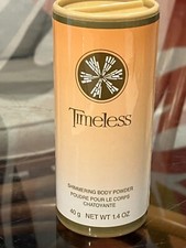New Old Stock Avon Timeless Shimmering Body Talc Powder 1.4 oz