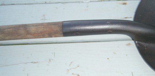 Vintage Lake Erie Railroad Grain Scoop - Coal Shovel - D Handle