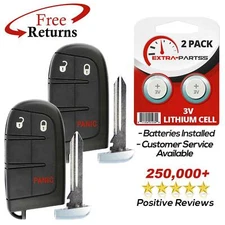 2 For 2011 2012 2013 2014 Dodge Journey Keyless Entry Smart Remote Car Key Fob