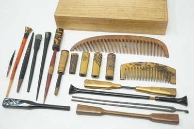 Accessoires cheveux japonais épingle à cheveux et peigne à cheveux vrac vinta... - Photo 1/4