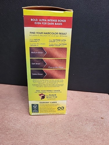 Garnier Nutrisse Ultra Rz4 Intense Bronze Red Hair Color for sale ...