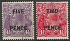 AUSTRALIA/1930/USED/SC#106-7/ KING GEORGE VI / KGVI / FULL SET