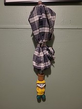 RARE Vintage 1994 Warner Bros Bugs Bunny Umbrella Wooden Handle Auto  Open READ