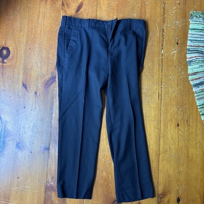 Gap Tailored Dress Pants Navy Slim Fit Slash Pockets Mens 34x28