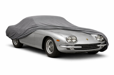 Ganzgarage Indoor Stretch Cover Carcover für Lamborghini 400 GT Grau