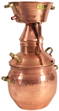 🥃 Al-Ambiq Handcrafted Portuguese Copper Distilling Appliance Still with Sieve