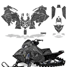 Sled Graphics Decal For Polaris Matryx Pro RMK Khoas 2022-2025 TOPO
