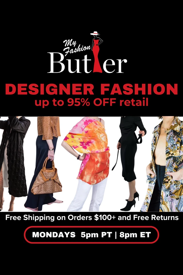 $1 Starts, Up to 95% OFF Retail: Designer Women & Men Fashion, Accessories