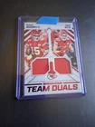 2025 Rookies & Stars Patrick Mahomes Travis Kelce Jersey Relic Chiefs Team Duals