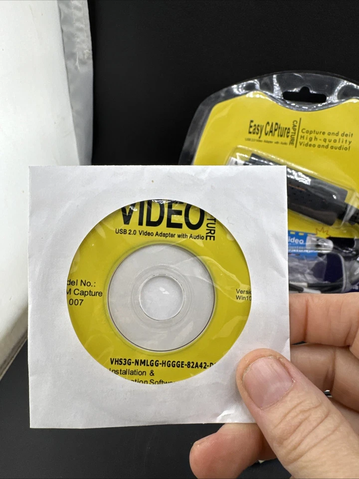 Easycap USB 2.0 Easy Cap Video TV DVD VHS DVR Capture Card Video Device📦 - Image 3 of 4