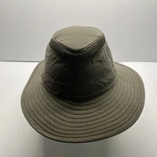 Tilley Endurables T4MO Organic Airflo Hikers Hat Olive Adult Size 6 7/8