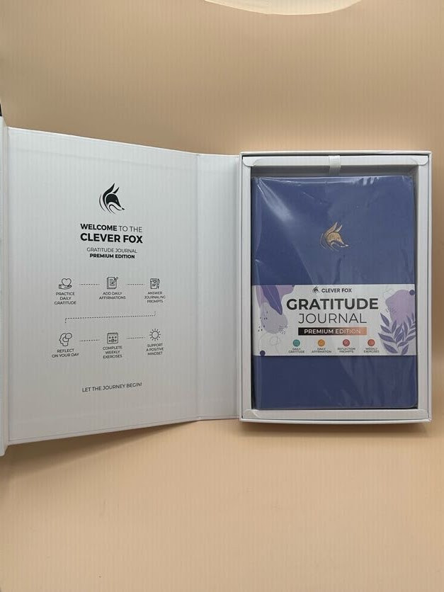 Clever Fox Gratitude Journal – Happiness, Positivity & Affirmation Journal
