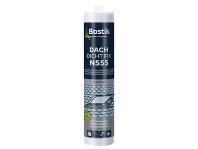 Bostik Dicht Fix Dachklebstoff Dachsilikon Frostfest Kartusche transparent N555