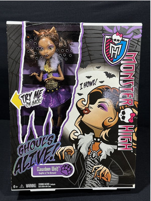 Mattel Monster High Ghoul's Alive! Clawdeen Wolf Doll 2012 - New In Box!!!