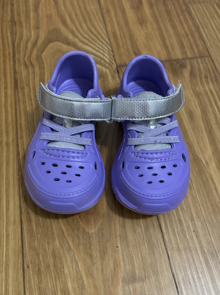 Sandalia de agua lavable a máquina Stride Rite 360 Oceano para niños talla 6 púrpura claro Foto 2 de 4