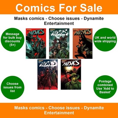 Masks comics - Choose issues - Dynamite Entertainment
