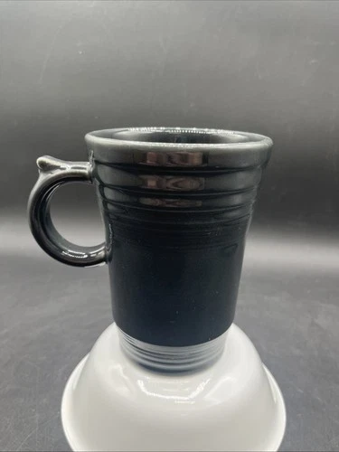 LATTE MUG CUP slate gray FIESTA WARE 5.25” Tall