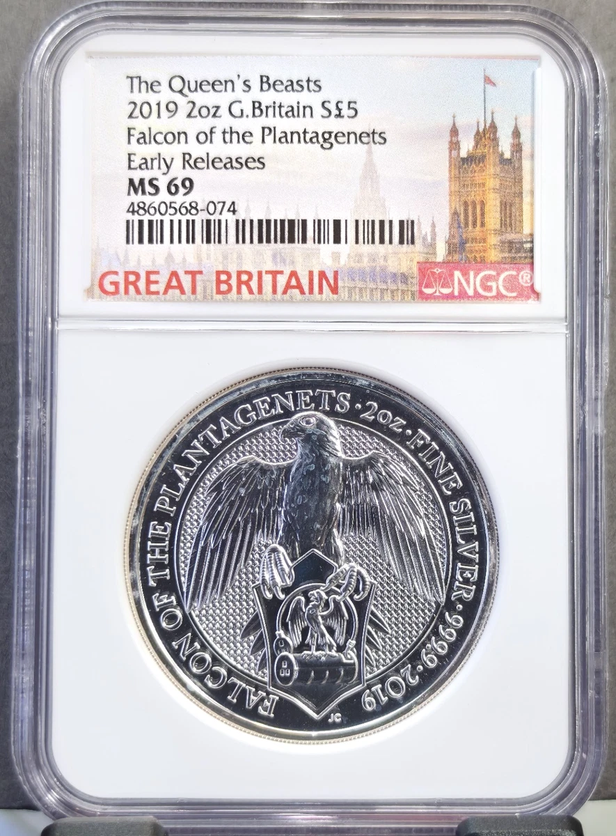 2 oz Precious Metal Content per Unit Grade MS 69 NGC Certified