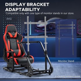 Supllueer G920 Stable Racing Sim Cockpit &Gaming Seat Fit Fanatec Logitech G923